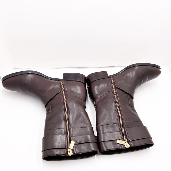 {Michael Kors} Gansevoort Leather Mid-Calf Boot' - Picture 11 of 16